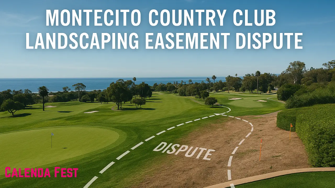 Montecito Country Club Landscaping Easement Dispute