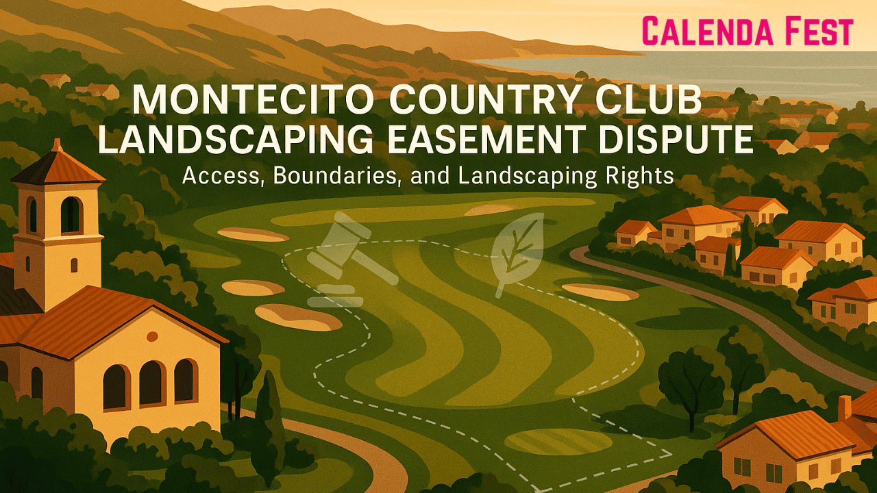Montecito Country Club Landscaping Easement Dispute